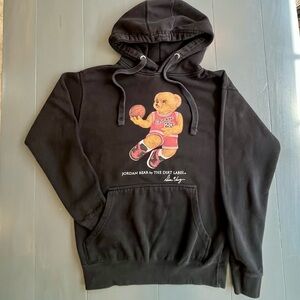 MJ Jordan Bear Black Hoodie by The Dirt Label, Limited Edition